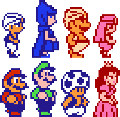 For the Super Mario Bros. 2/Doki Doki Panic overhaul, Nintendo swapped out the original cast for those ready-made Super Mario characters.